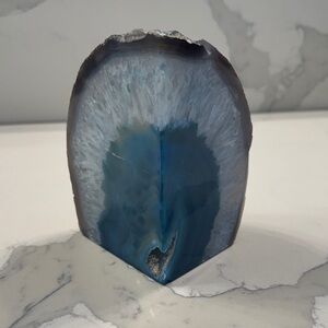 Blue Agate Bookend